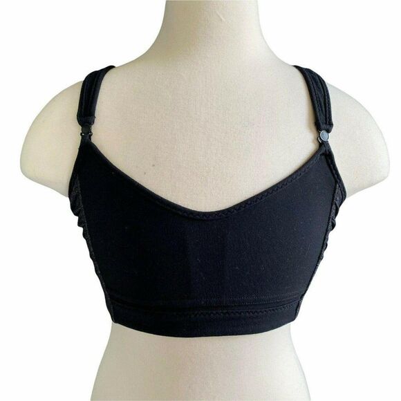 Lululemon Women’s Black Sports Bra Adjustable SZ4‎ - Picture 1 of 5